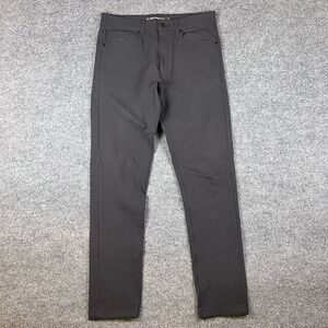 Western Rise Diversion Pants Mens 31 (FITS 31x31) Dark Gray Travel Stretch